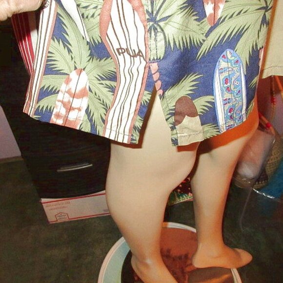 Vtg Reyn Spooner Men's Hawaiian Shirt Size XL Surfboards Button Up Camp Resort - Picture 7 of 11